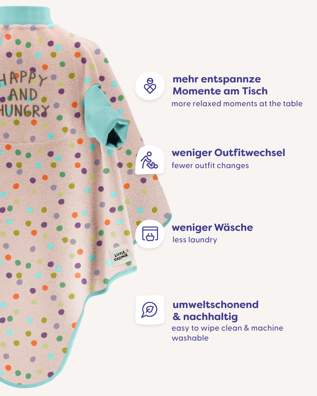“Boo“ Lätzchen - Confetti II