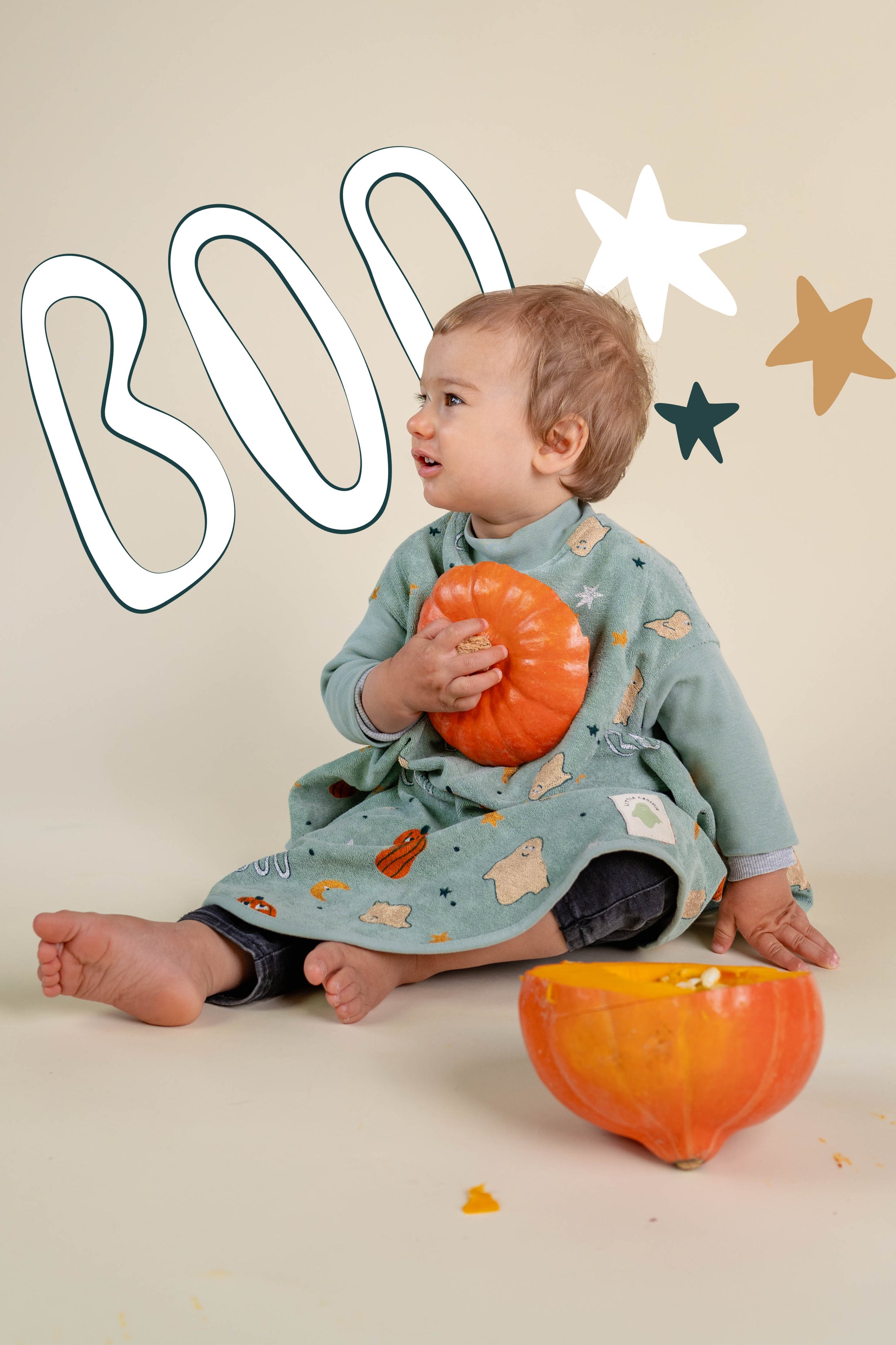 Limited Edition “Boo“ Lätzchen – Happy Halloween