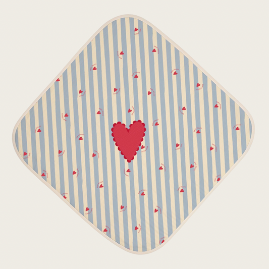 (Versand 1. März) Musselintuch Cuddly - Tiny Hearts