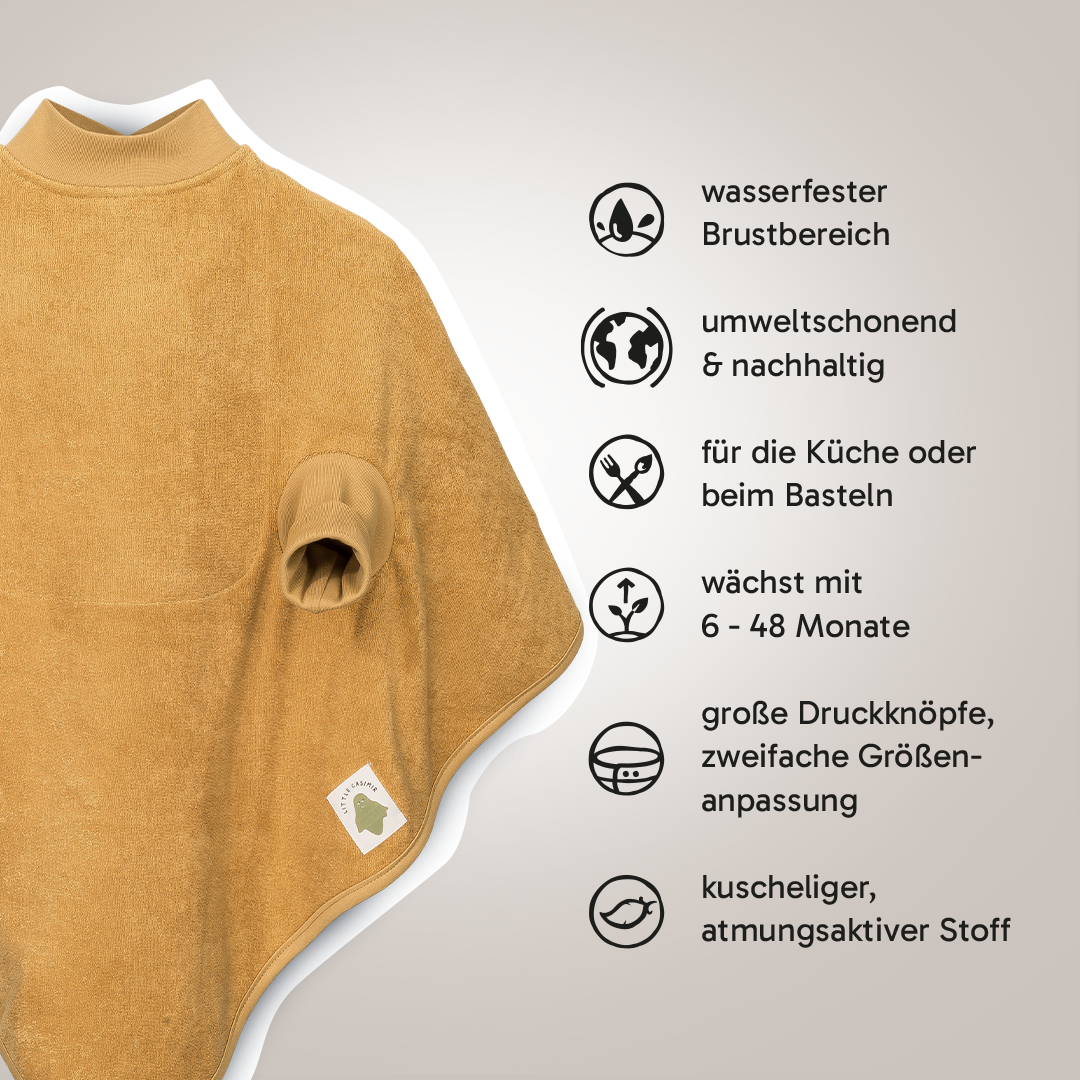 “Boo“ Lätzchen – Mustard