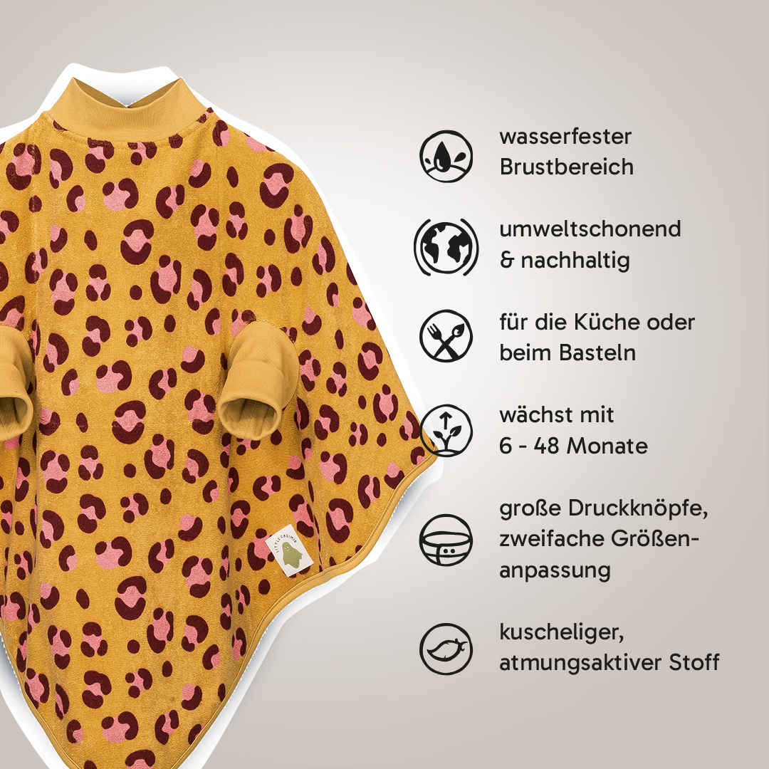 LIMITED EDITION “Boo“ Lätzchen – Leo Mustard
