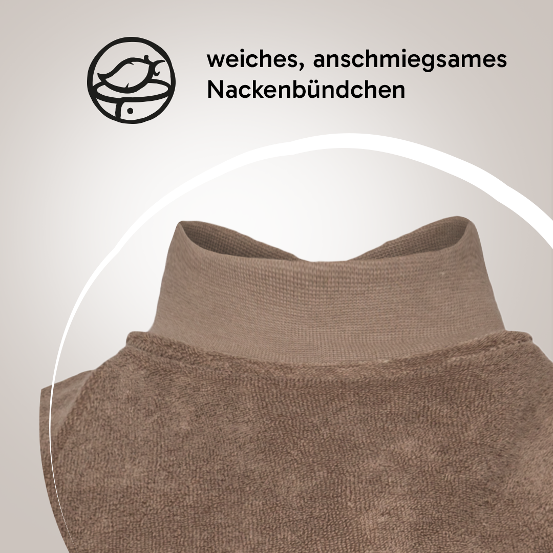 “Boo“ Lätzchen – Grey Brown