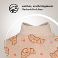 Bild in Galerie-Betrachter laden, LIMITED EDITION “Boo“ Lätzchen – Croissant
