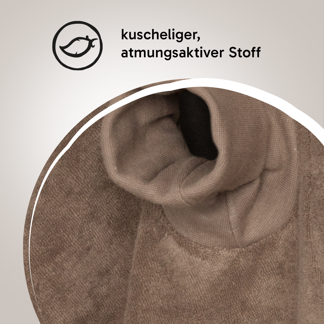 “Boo“ Lätzchen – Grey Brown