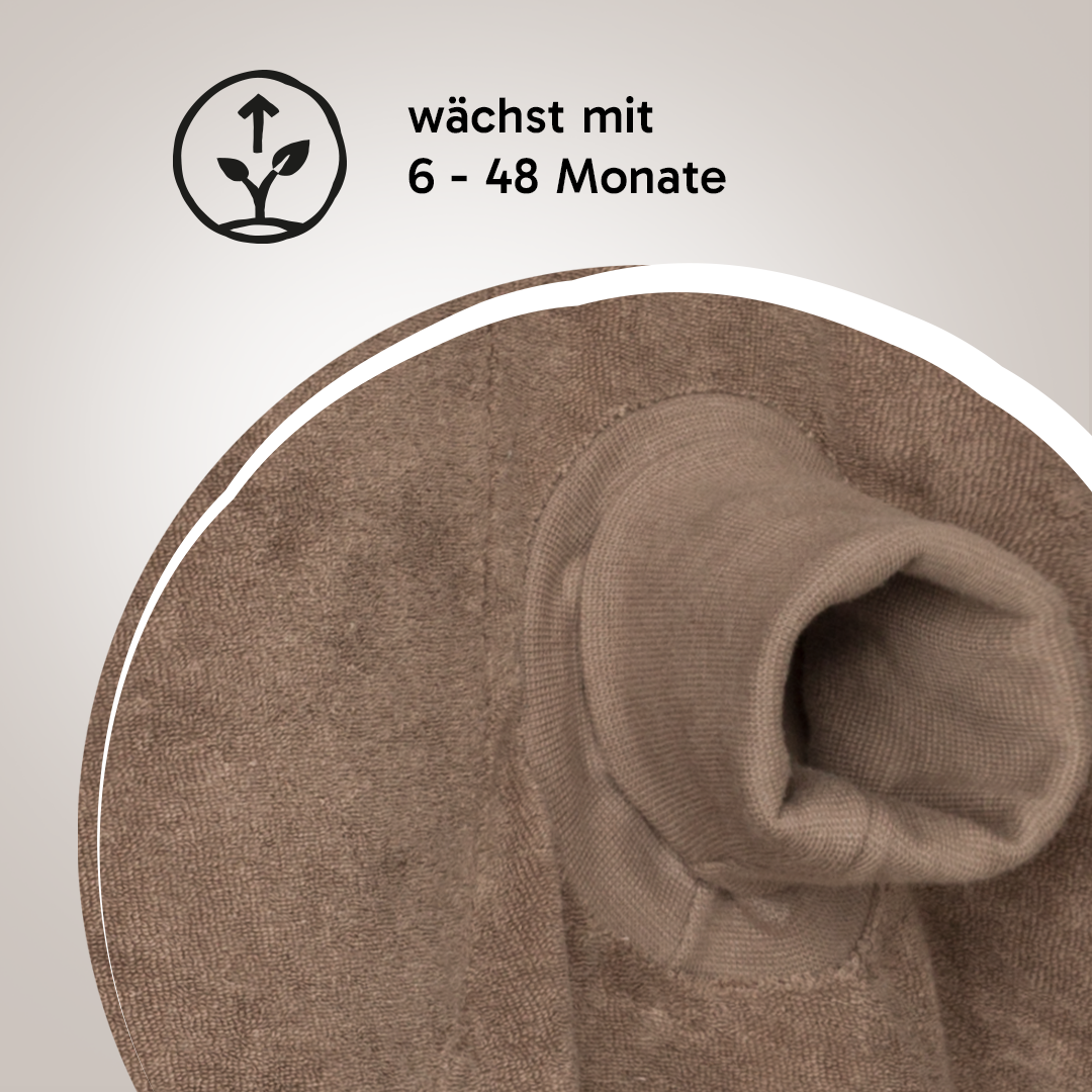 “Boo“ Lätzchen – Grey Brown